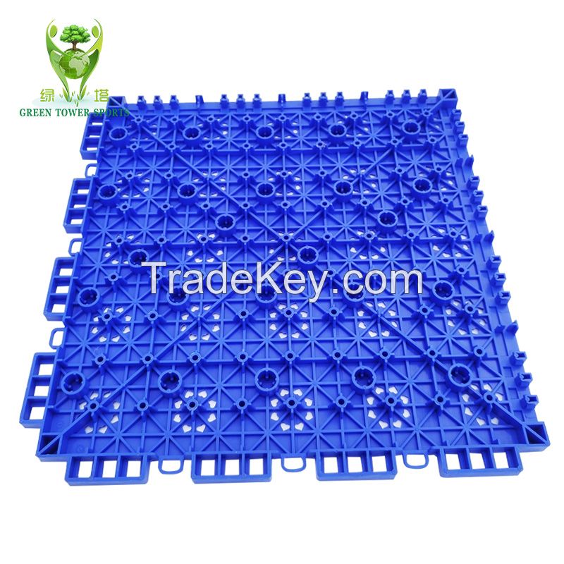  TPE Indoor Basketball Court Interlocking Floor Tiles Outdoor Sport Flooring