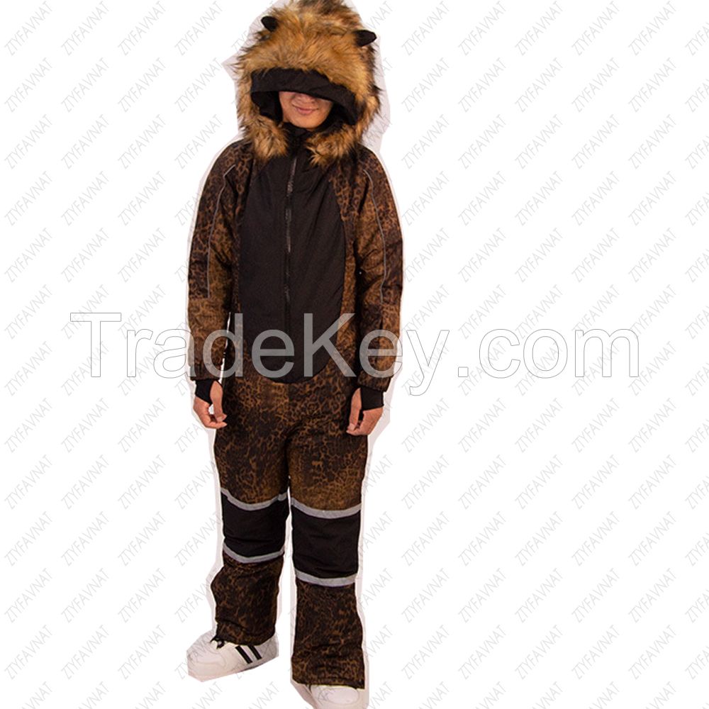 lion king snowsuit Animal all in  one piece  Ski Suit