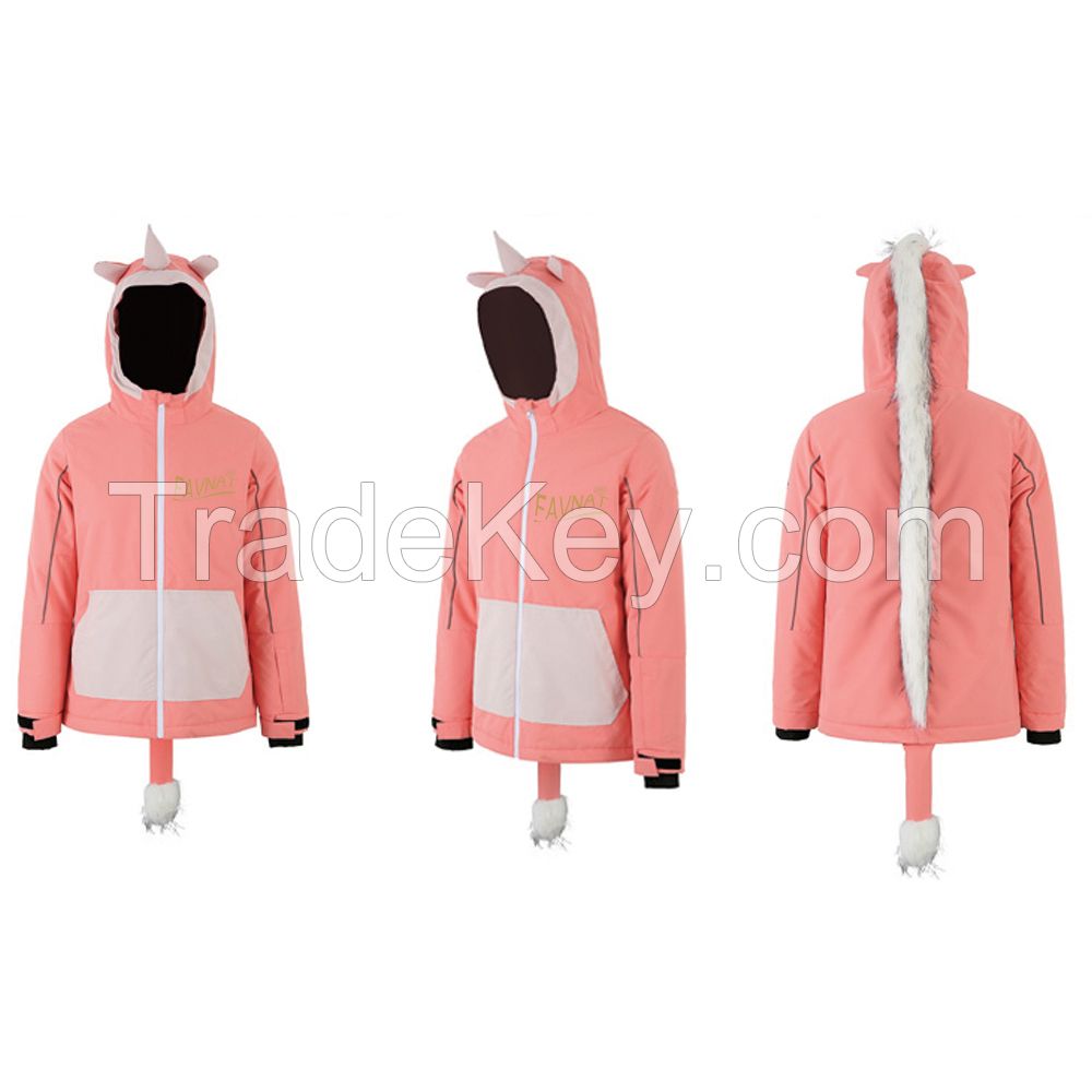 dinosaur unicorn unicorn snow jacket  Animal all in  one piece  Ski Suit