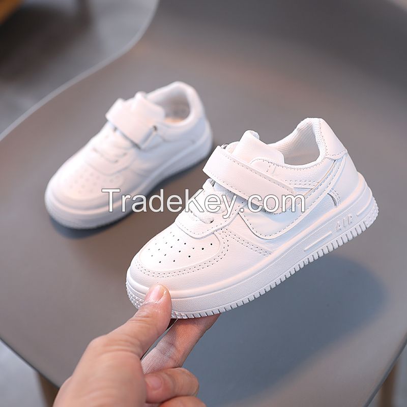 Kids White Shoes Boys Girls Sports Shoes