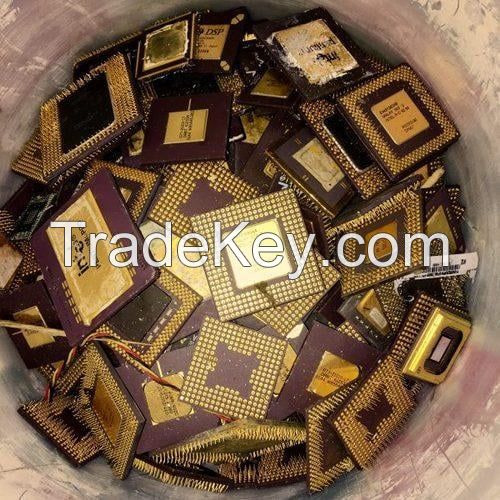 Intel 486 and 386 CPU Ceramic processors Scrap - CPU Ceramic Processor Scrap For Gold Recovery