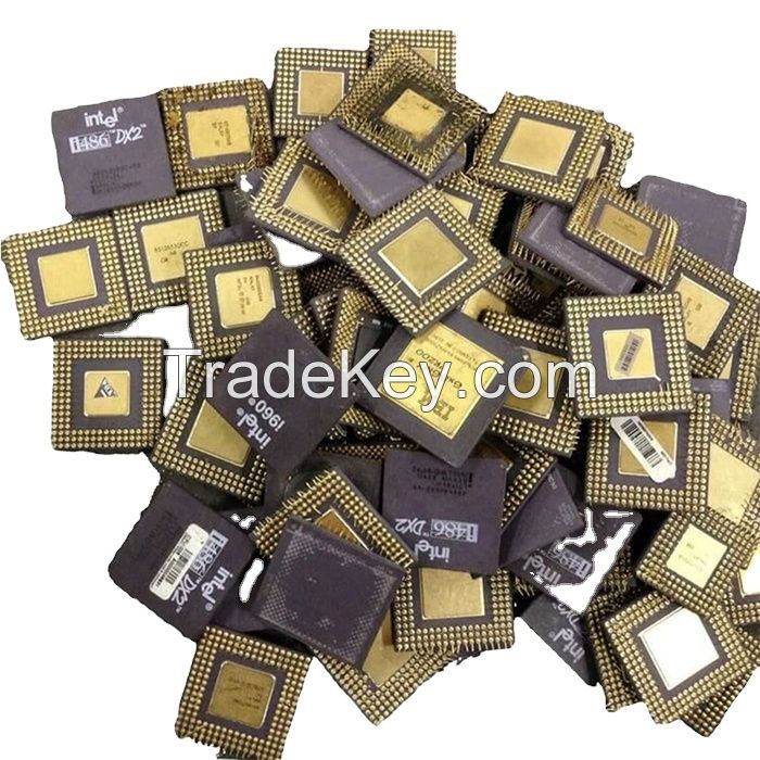 Intel 486 and 386 CPU Ceramic processors Scrap - CPU Ceramic Processor Scrap For Gold Recovery