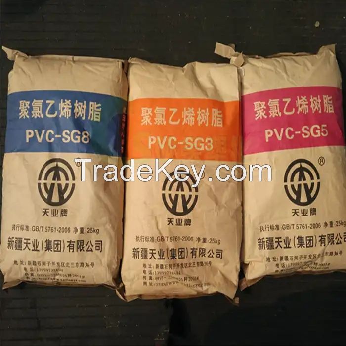 China Factory Polyvinyl Chloride CAS 9002-86-2 White PVC Powder Resin