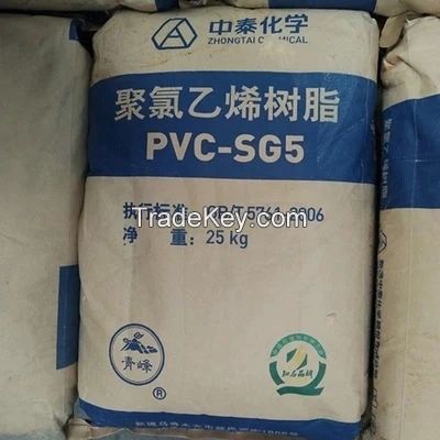 ZHONGTAI White powder polyvinyl chloride pvc resin SG3 SG5 SG8manufacturers