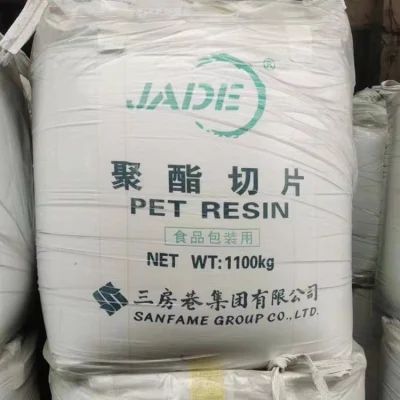 Factory Price Jade Pet Resin CZ 302 318 328 328A 333 Oil Water Bottle Grade Polyethylene Terephthalate Pet Resin Chips