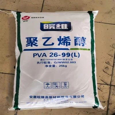 Chemical Polyvinyl Alcohol PVA Pvoh Flakes Shuangxin PVA Wanwei 17-99 100-27