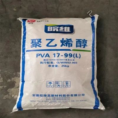 Chemical Polyvinyl Alcohol PVA Pvoh Flakes Shuangxin PVA Wanwei 17-99 100-27