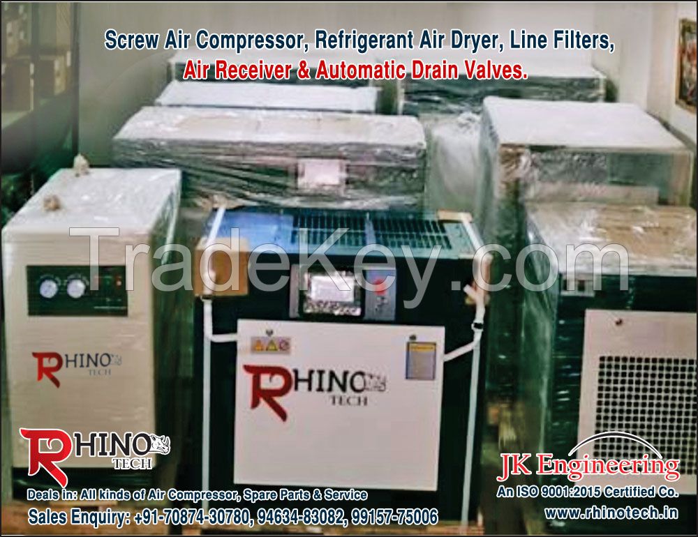 Air Compressor & Air Dryer for Power Plant manufacturers exporters in India Punjab Ludhiana 