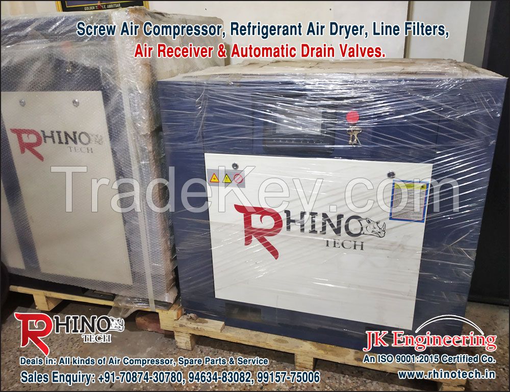 Air Compressor Direct Driven (Fixed Speed) manufacturers exporters in India Punjab Ludhiana 