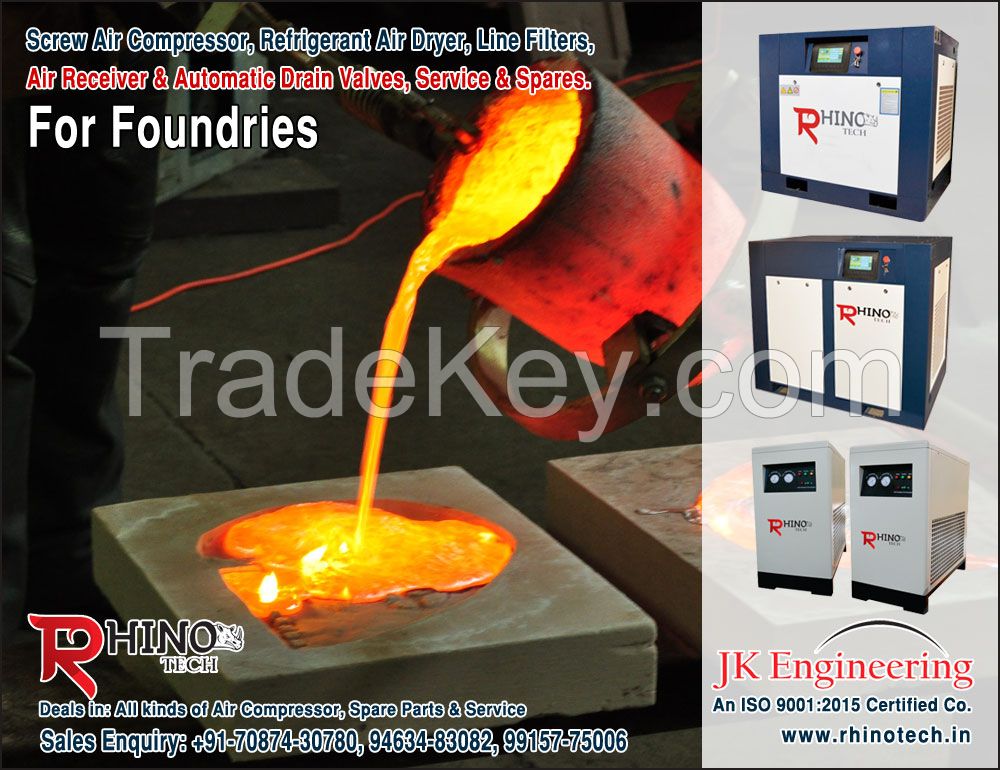 Air Compressor & Air Dryer for Power Plant manufacturers exporters in India Punjab Ludhiana 