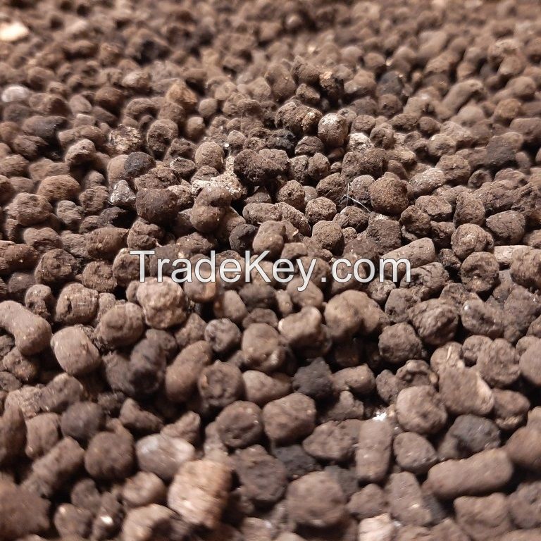 Compound organic-mineral pelleted fertilizer SAP G0-10-10