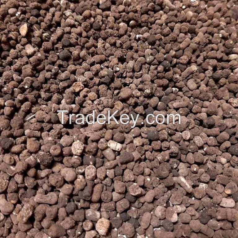 Compound organic-mineral pelleted fertilizer SAP G10-10-15