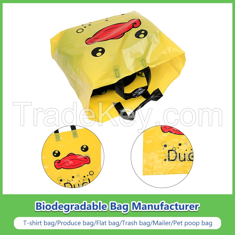 Pbat+Corn Starch Made Biodegradable and Compostable Clothing Bags,Garment Bags Shopping Packaging Bags Manufacturer with Brc, BSCI,CE, Grs,Bpi,FDA,Seeding