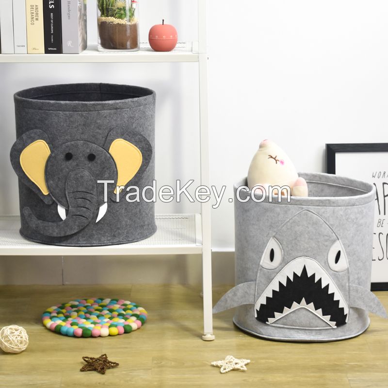 Felt storage basket Felt laundry bins