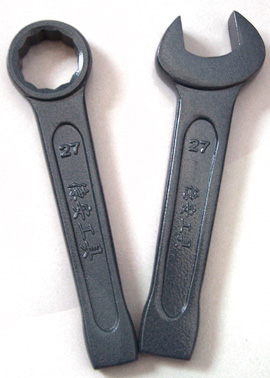 Striking open end wrench DIN133