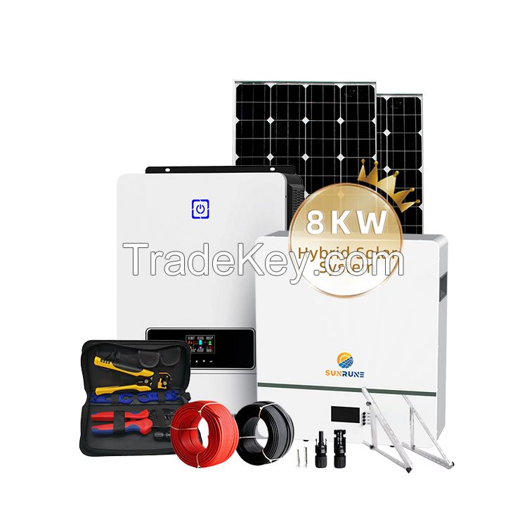  8kw Hybrid Solar Energy System for Home