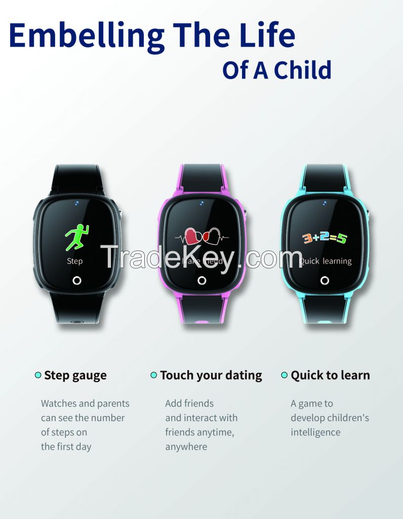 HW11 children's smart phone watch GPS positioning waterproof photography high-definition touch screen manufacturer direct supply cross-border