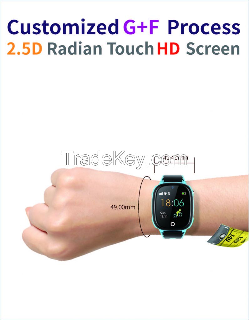 HW11 children's smart phone watch GPS positioning waterproof photography high-definition touch screen manufacturer direct supply cross-border