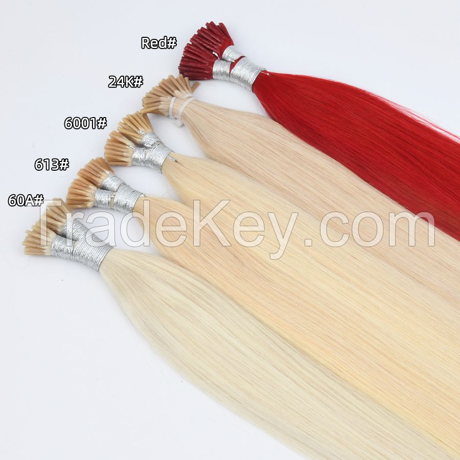 100%Human hair Double Top Quality  I-tip hair Extensions