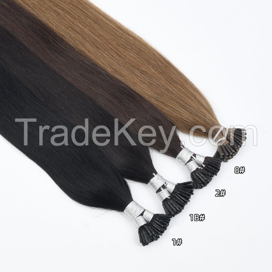 100%Human hair Double Top Quality  I-tip hair Extensions