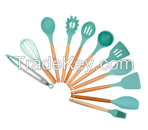 12 Pieces In 1 Set Silicone Kitchen Accessories Cooking Tools