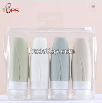 30ML /60ML Soft Touch Silicone Travel Split Bottle Set Cosmetics Split