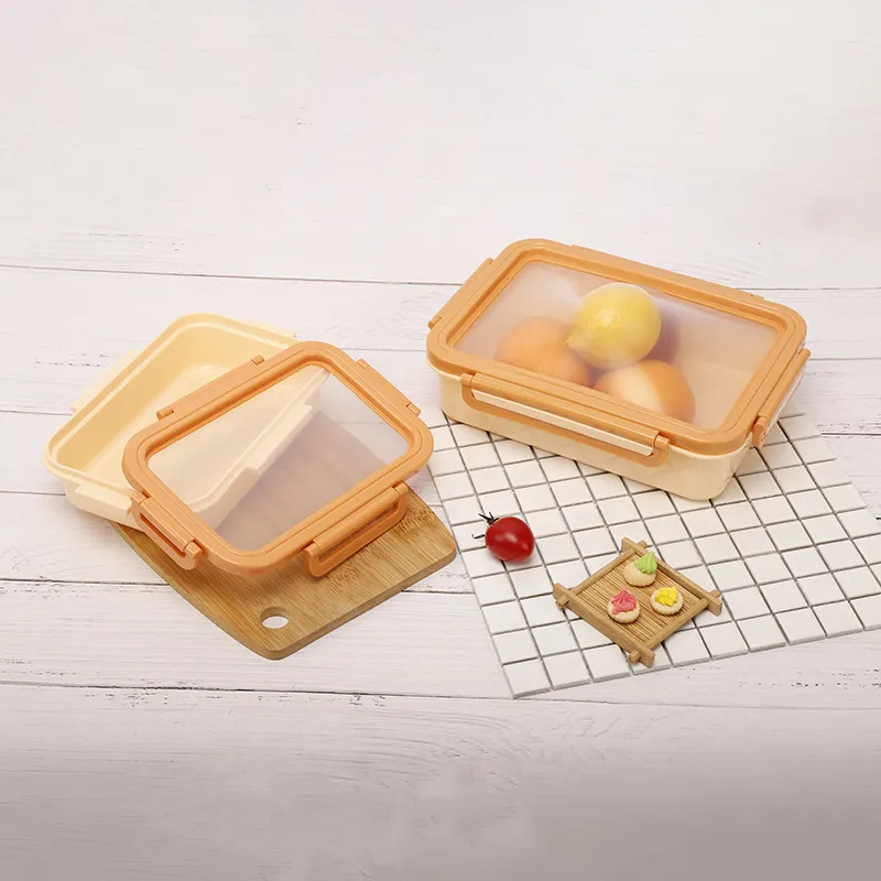 Kitchen rice storage food containers box rectangle food storage container silicone lunch box with stretch lid of silicone