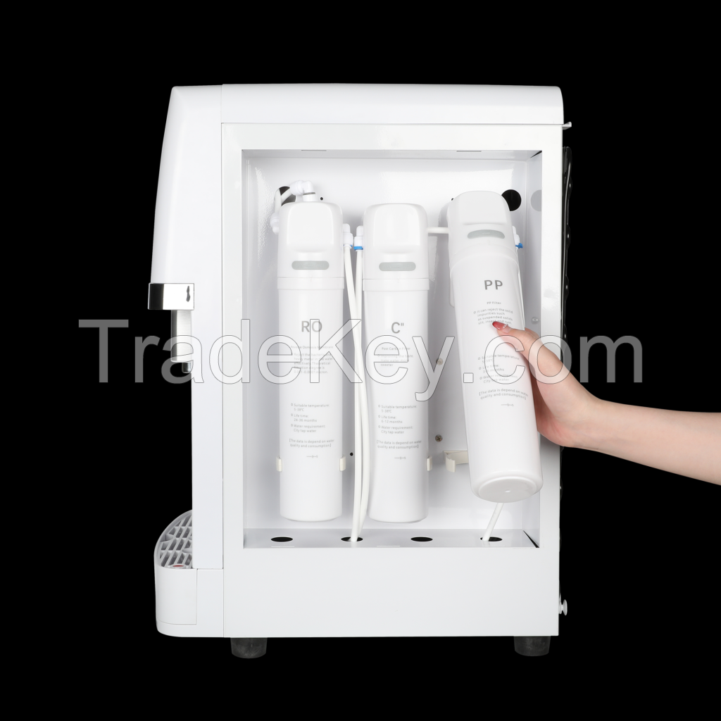 Wholesale price household dispenser and water purifier systems ro 5 stage water dispenser purifier hot and warm