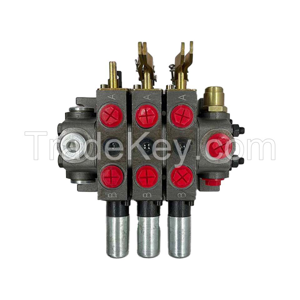 Wholesale electromagnetic control control valves, HYDROSILA MPC70 for road machines hydraulic Monoblock control valve