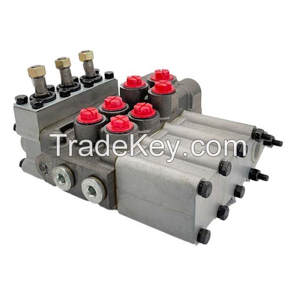 Directional Sectional Control Valve Hydraulic Distributor MР80 3/ 1-222 MР80 3/4-222 MР80 3/ 1-444 МР80-4/ 1-222 МР80-4/4-222