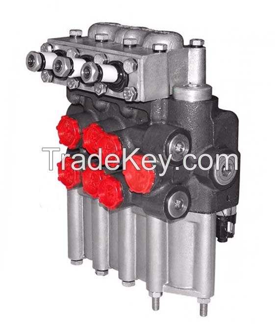 Directional Sectional Control Valve Hydraulic Distributor MР80 3/ 1-222 MР80 3/4-222 MР80 3/ 1-444 МР80-4/ 1-222 МР80-4/4-222