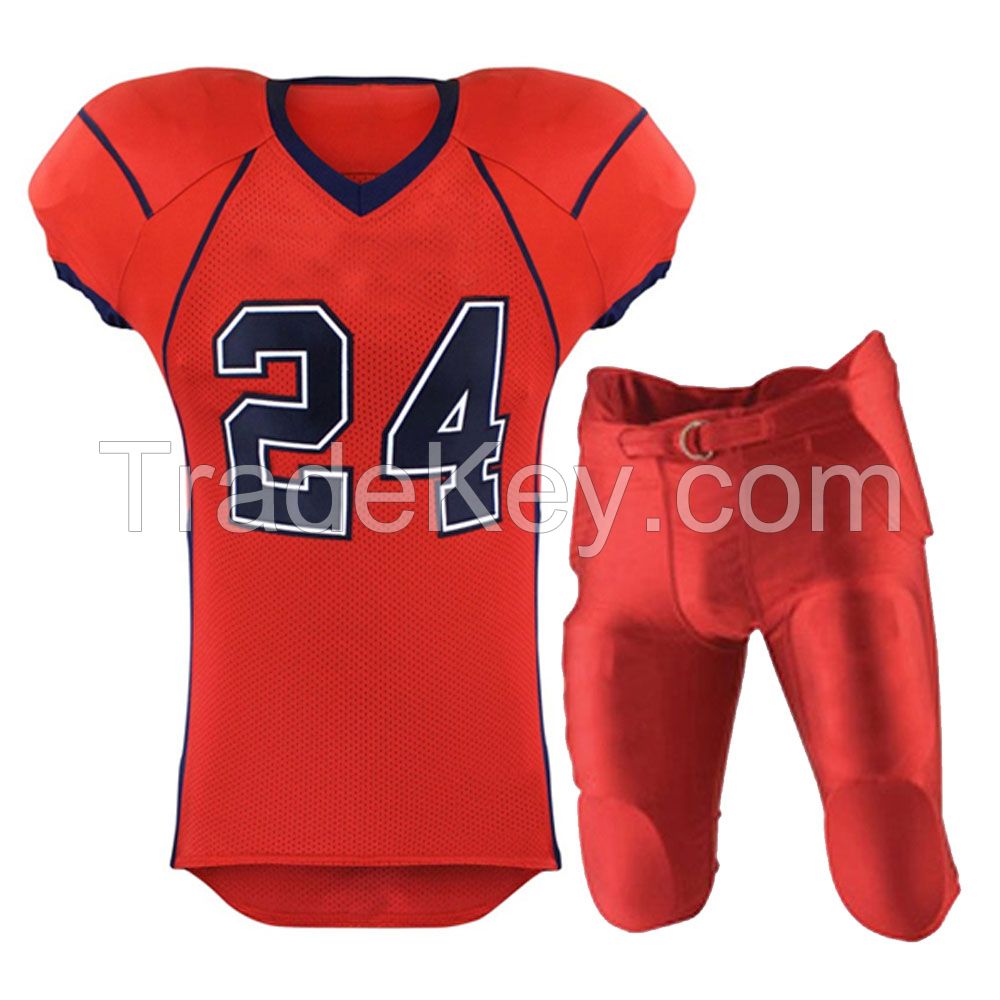 Sublimated Custom Design American Football Uniform