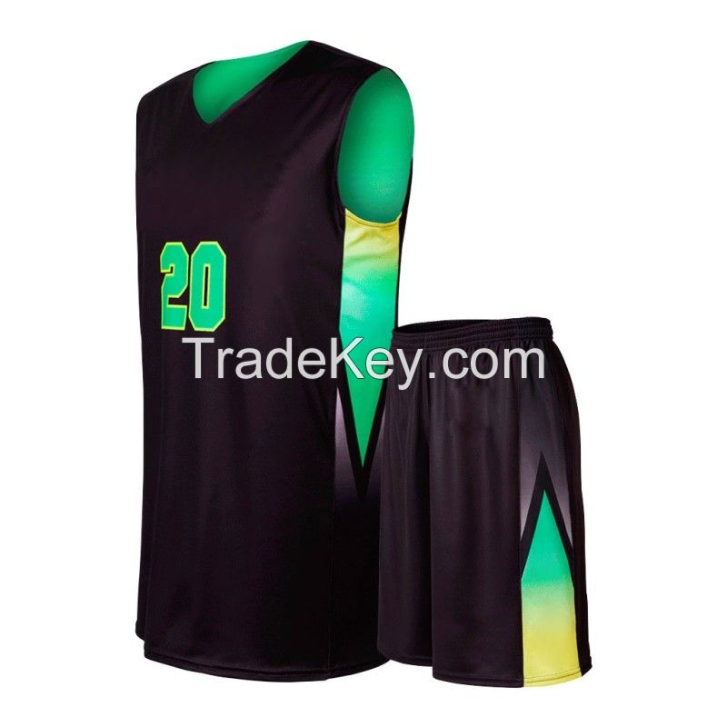 Sublimated Basketball Uniform Jersey Short