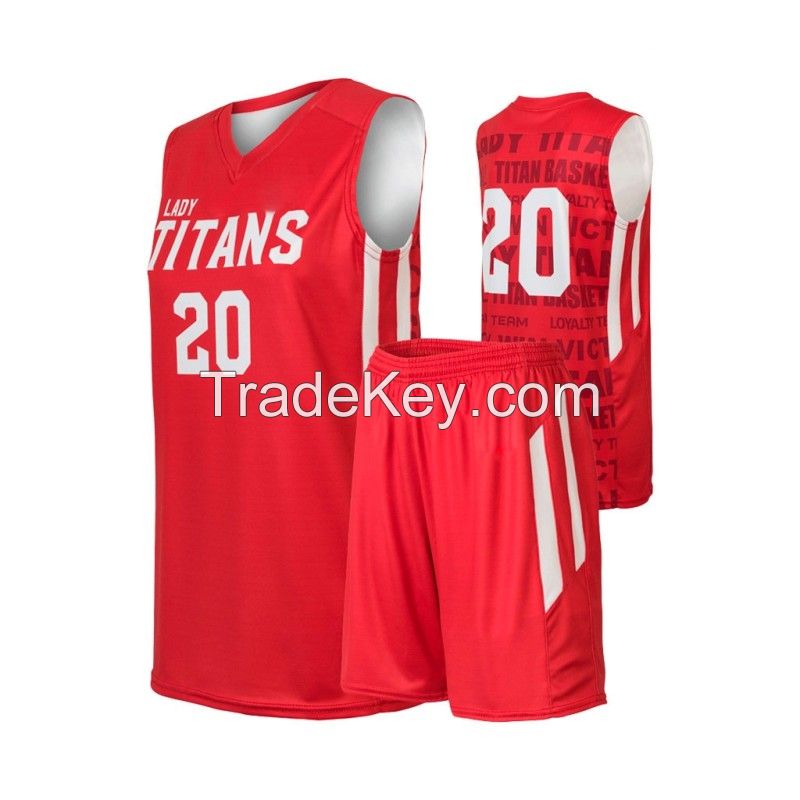 Sublimated Basketball Uniform Jersey Short