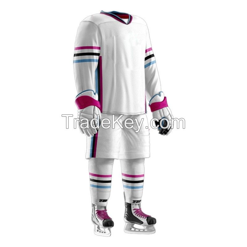 Fully Sublimated Customized ICE Hockey Jersey Wear