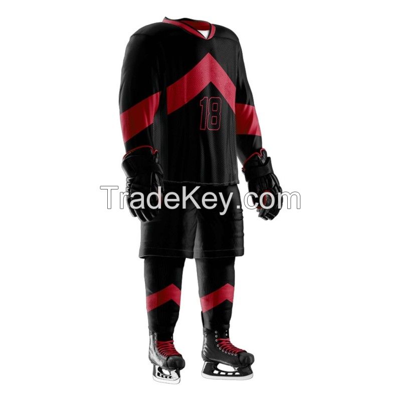 Fully Sublimated Customized ICE Hockey Jersey Wear