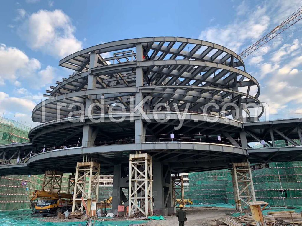 Portal frame / steel frame structure building