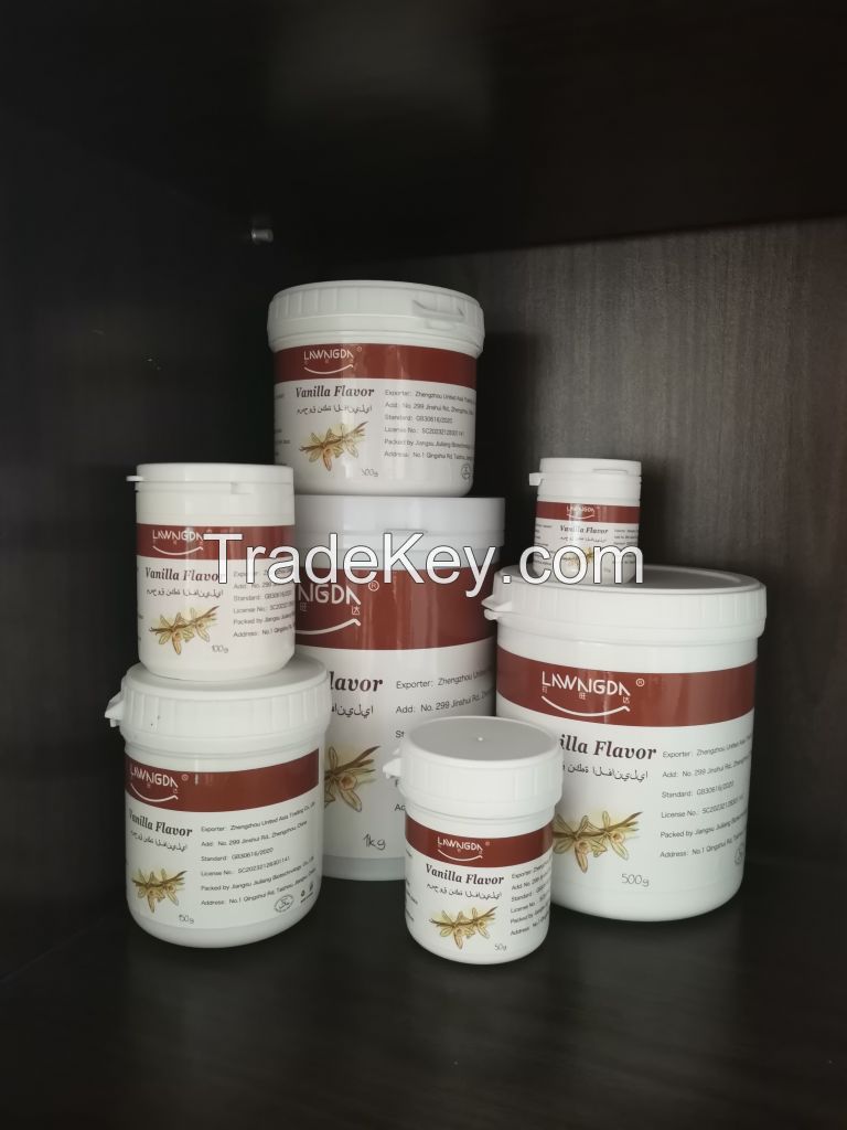 Vanilla Flavor Powder for bakery ice cream etc.