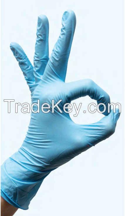 Black Nitrile Examination Gloves