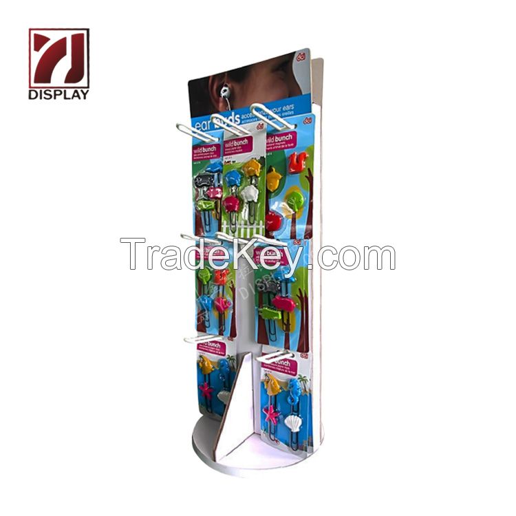 Cardboard floor pegboard display stand racks Flip Flops Display Rack Slipper Display Stand