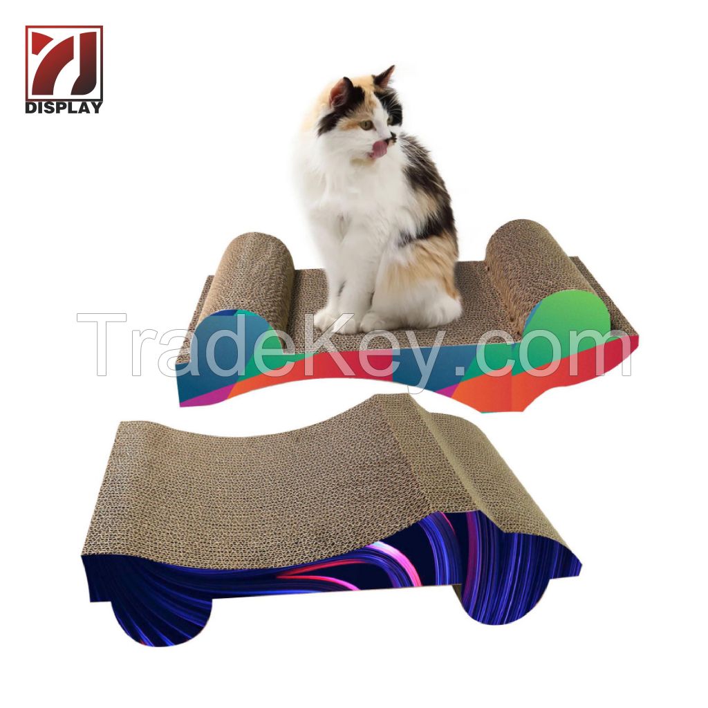 Pillow Shaped cardboard Cat Scratcher Board