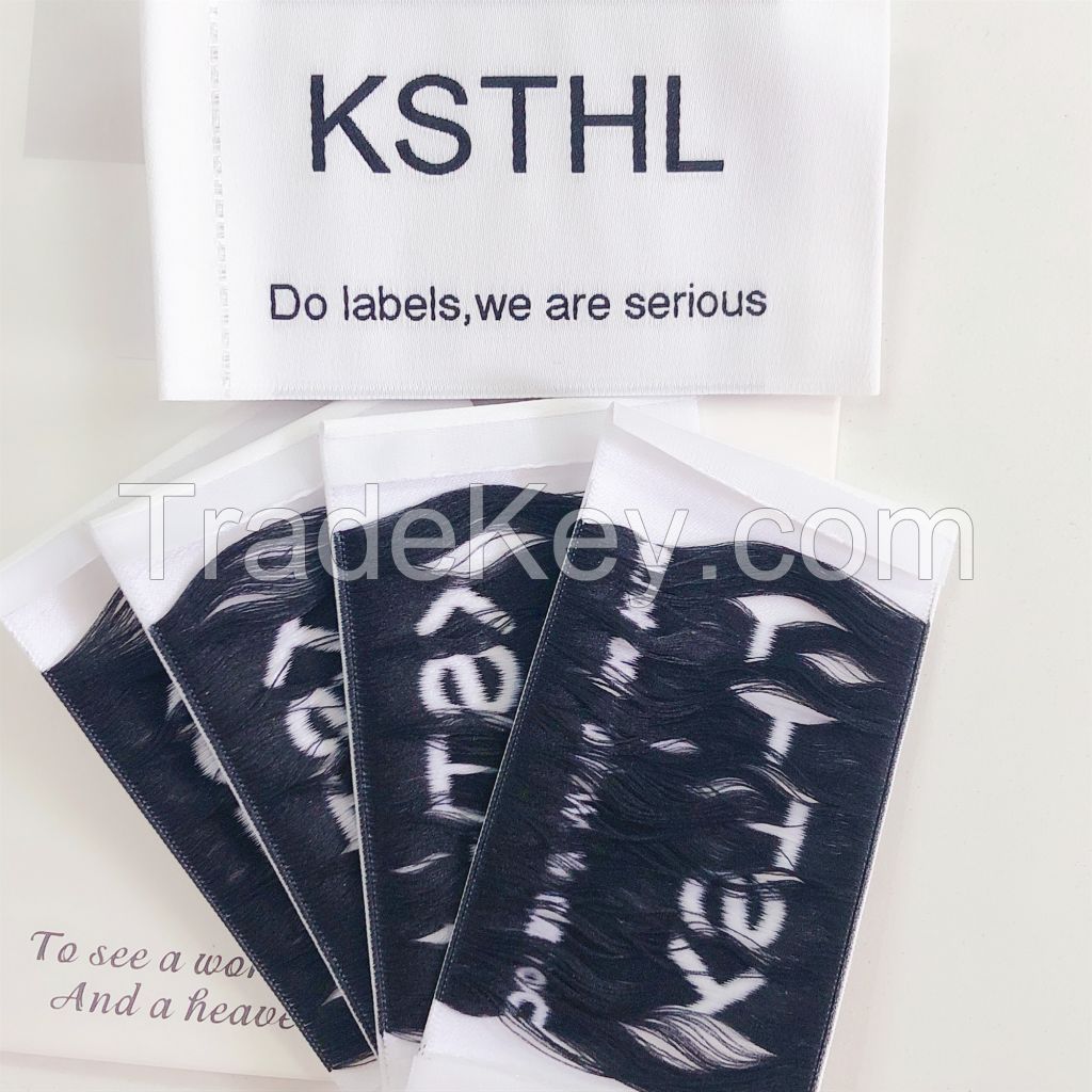 Hot sales anti-fake private woven labels for sewing with cheaper price