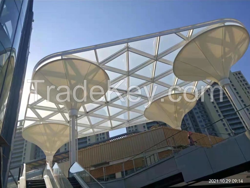 Etfe Cushion Roof Tensile Membrane