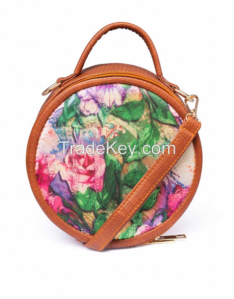 RangooN LAVISH BROWN CIRCLE BAG