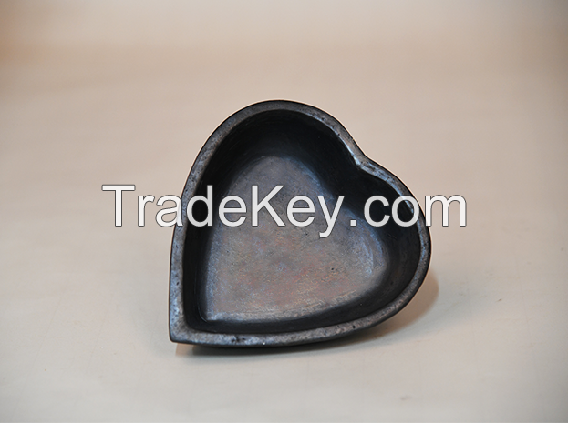 Longpi Pottery Dip Bowl - Heart