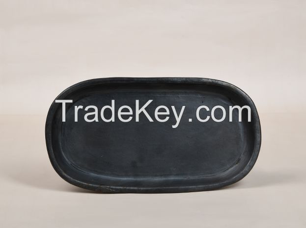 Longpi Pottery Rectangle Platter - Wide