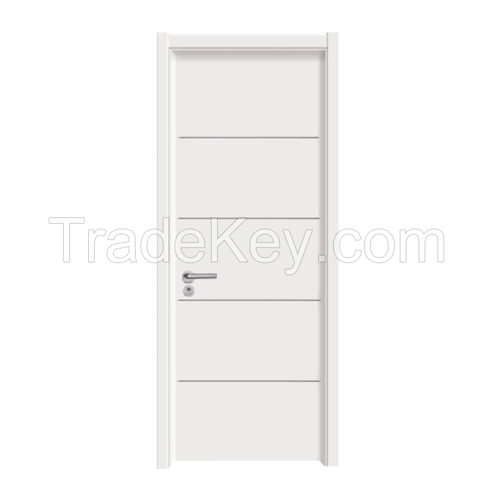 High Quality Other Prehung Waterproof Doors Plywood Interior Solid Wood WPC Door for House Design