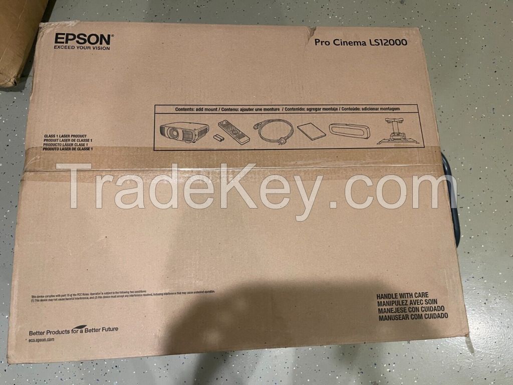 New Epson Pro Cinema LS12000 4K PRO-UHD Laser Projector USA Model