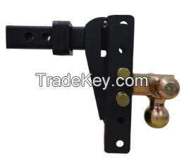 Adjustable Trailer Hitch, Tri-Ball ,8 Inch Drop/Rise Drop Hitch