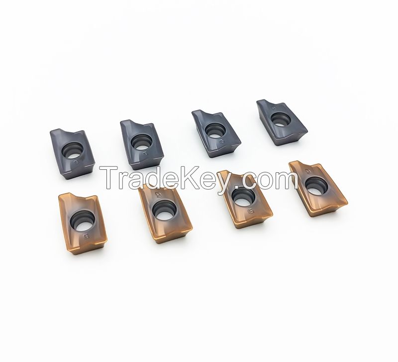 Tungsten Carbide Cutter Apkt170508/16/24 Pder PVD Coating CNC Indexable Milling Cutting Inserts